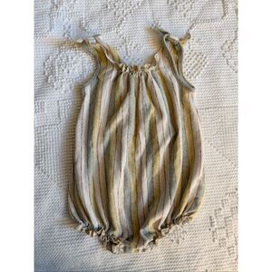 Rylee + Cru Stripe Bubble Romper 18-24m